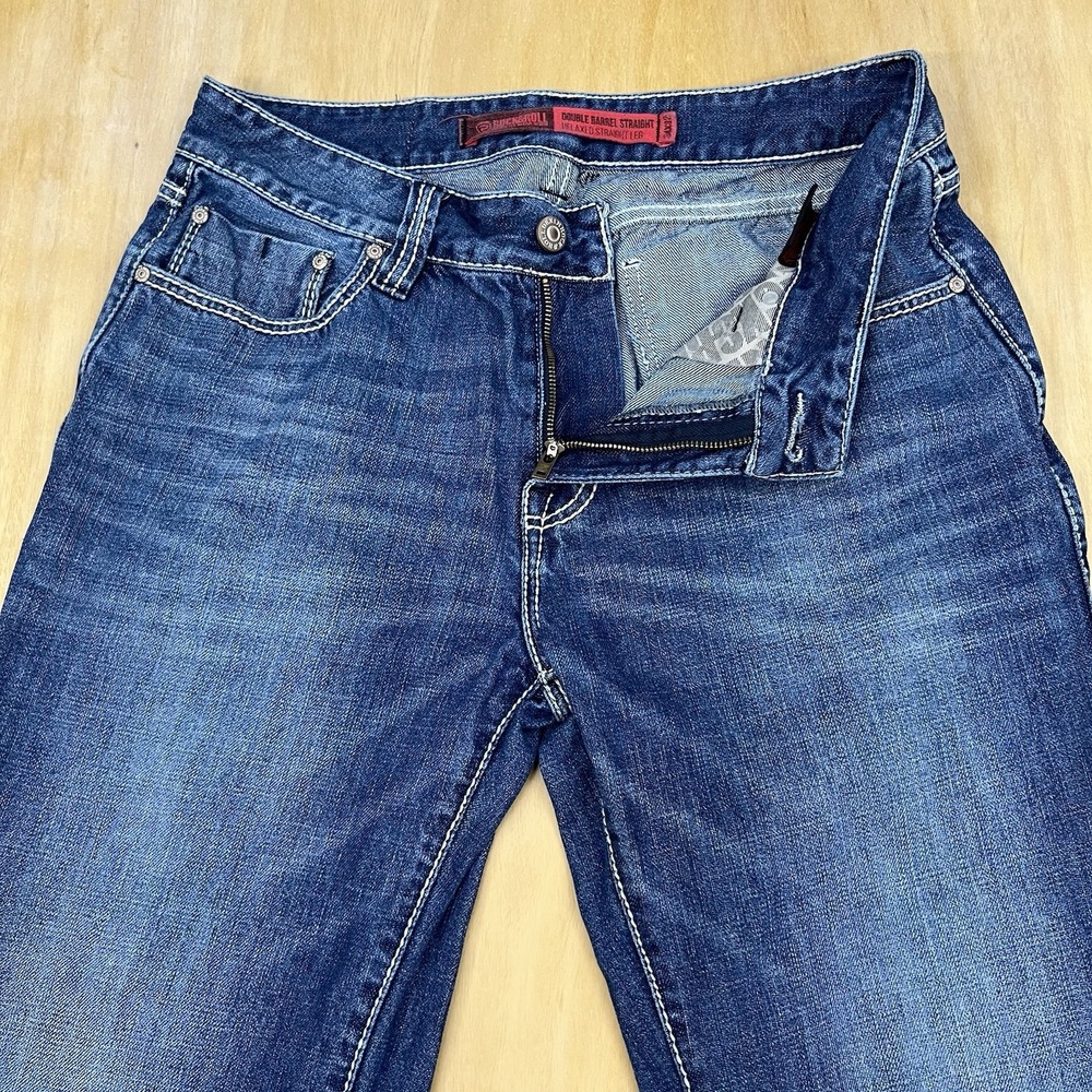 Rock & Roll Double Barrel Jeans Mens 33x30 Relaxed Fit Straight Leg - Picture 4 of 13